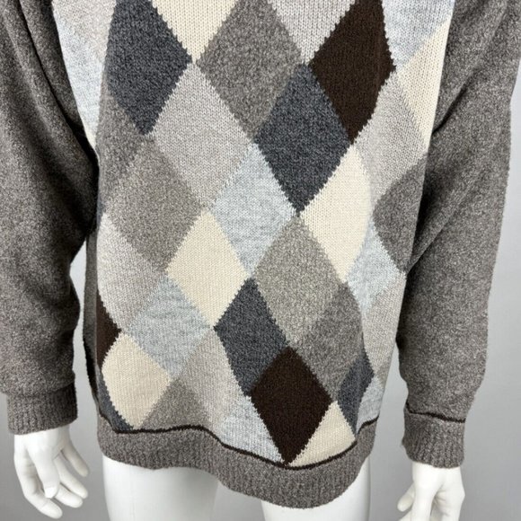 Collezione Dante Italy Alpaca Wool Sweater Mens XL NWT Long Sleeve Crew Neck - Picture 6 of 11